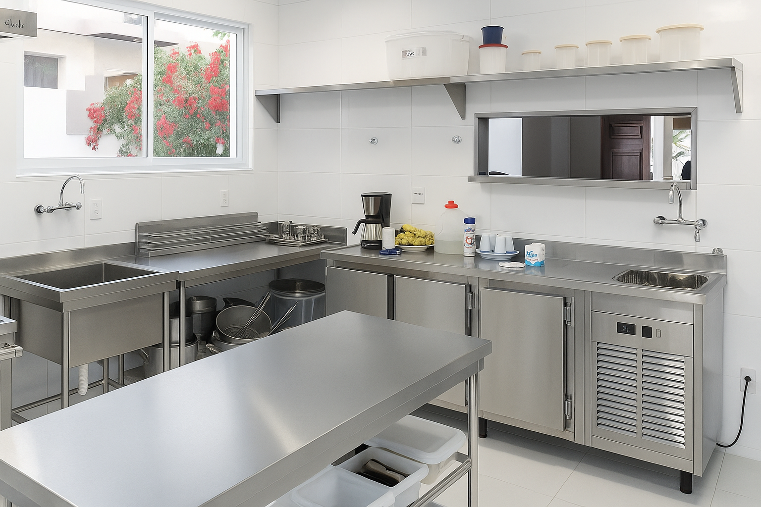 lar de idoso riachuelo - cozinha